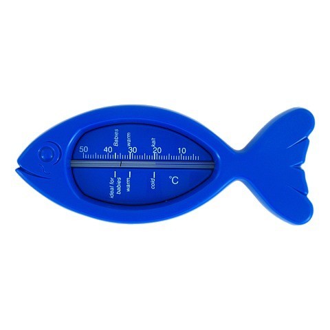 BADETHERMOMETER Fisch blau 1 Stck