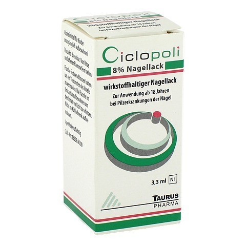 CICLOPOLI 8% Nagellack 3.3 Milliliter N1
