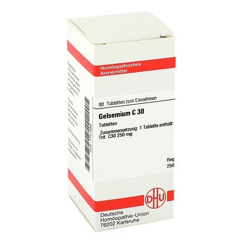 GELSEMIUM C 30 Tabletten 80 Stck