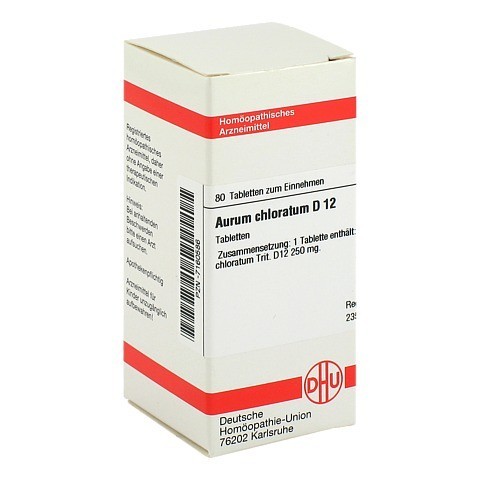AURUM CHLORATUM D 12 Tabletten 80 Stck N1