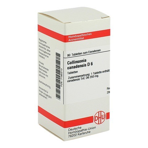 COLLINSONIA CANADENSIS D 6 Tabletten 80 Stck N1