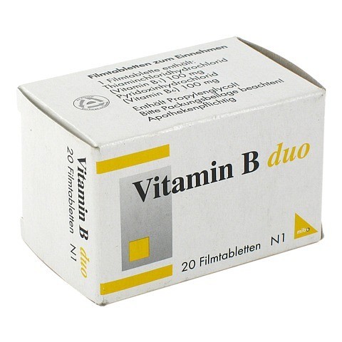 Vitamin B duo 100mg/100mg 20 Stck N1