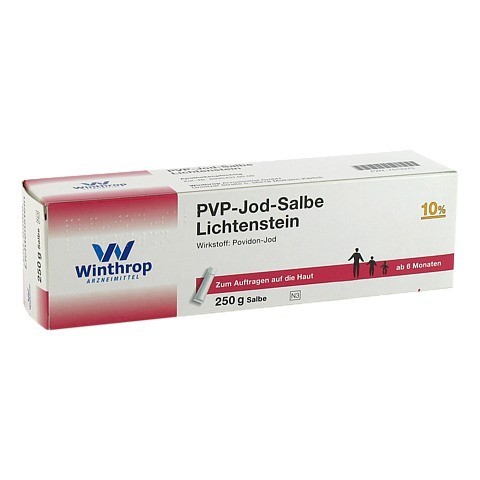 PVP-Jod-Salbe Lichtenstein 250 Gramm