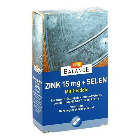 GEHE BALANCE Zink 15 mg+Selen Kapseln 60 Stck