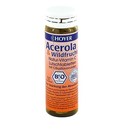 ACEROLA & WILDFRUCHT Vitamin C Lutschtabletten 60 Stck
