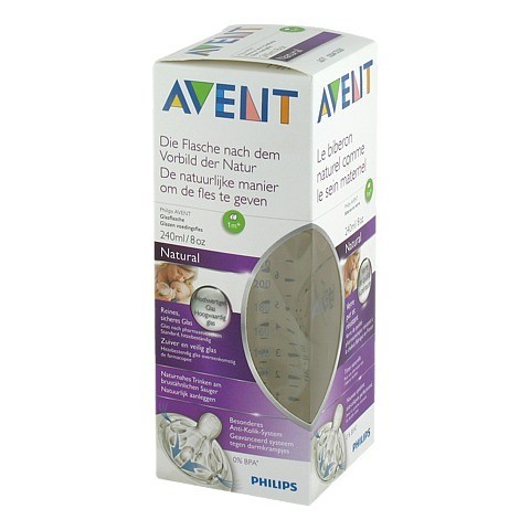 AVENT Flasche 240 ml Glas Naturnah 1 Stck