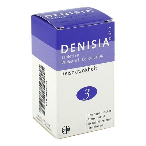 DENISIA 3 Reisekrankheiten Tabletten 80 Stck N1