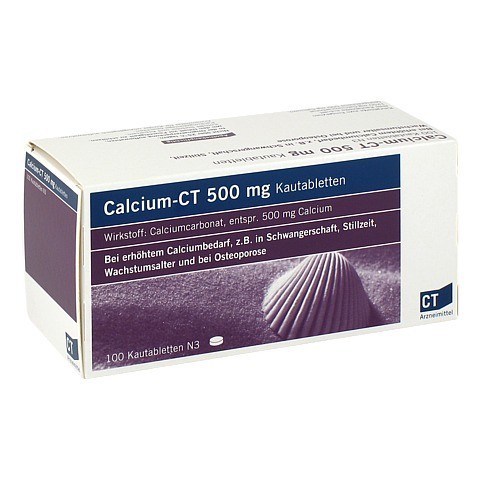 CALCIUM-CT 500 mg Kautabletten 100 Stck N3