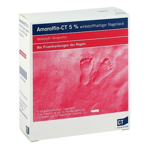AMOROLFIN-CT 5% wirkstoffhaltiger Nagellack 3 Milliliter N1