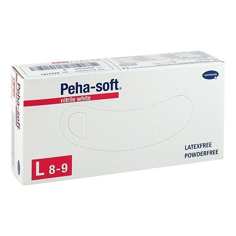 PEHA-SOFT nitrile white Unt.Hands.unsteril pf L 100 Stück