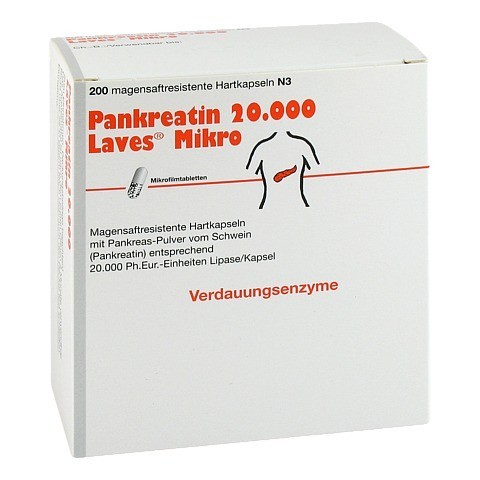 Pankreatin 20000 Laves Mikro 200 Stck N3