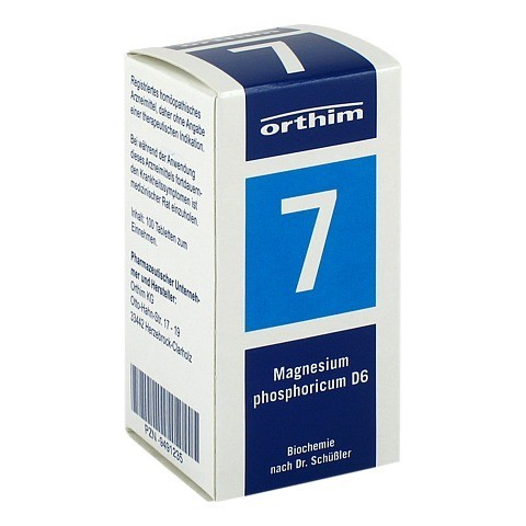 BIOCHEMIE Orthim 7 Magnesium phosphoricum D 6 Tab. 100 Stck N1
