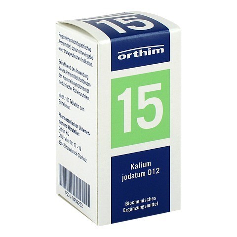 BIOCHEMIE Orthim 15 Kalium jodatum D 12 Tabletten 100 Stck N1