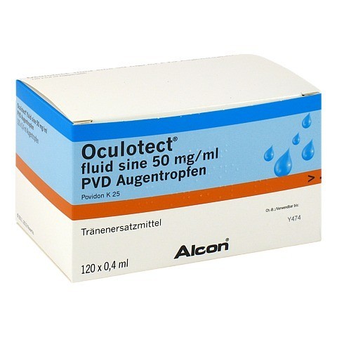 Oculotect fluid sine 50mg/ml PVD 0,4ml Augentropfen 120x0.4 Milliliter N3