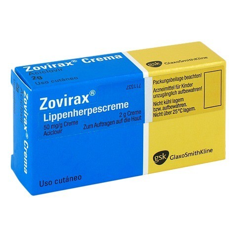 ZOVIRAX Lippenherpes Creme 2 Gramm N1