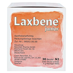 Laxbene junior 4g 30x4 Gramm N2 - Rechte Seite