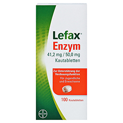 Lefax Enzym 100 Stck - Vorderseite