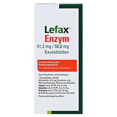 Lefax Enzym 100 Stck - Rckseite