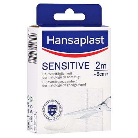 HANSAPLAST Sensitive Pflast.hypoallergen 6 cmx2 m 1 Stück