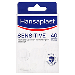 HANSAPLAST Sensitive Pflast.hypoallergen Strips 40 Stück - Vorderseite