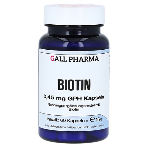 BIOTIN 0,45 mg GPH Kapseln 60 Stück