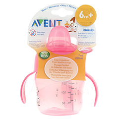 AVENT Trinkbecher 200 ml m.Griff Kind.ab 6 Mo.pink 1 Stck