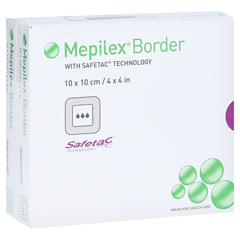 MEPILEX Border Schaumverband 10x10 cm 10 Stück
