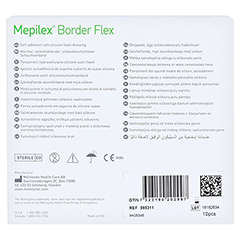MEPILEX Border Flex Schaumverb.haft.10x10 cm 10 Stck - Rckseite