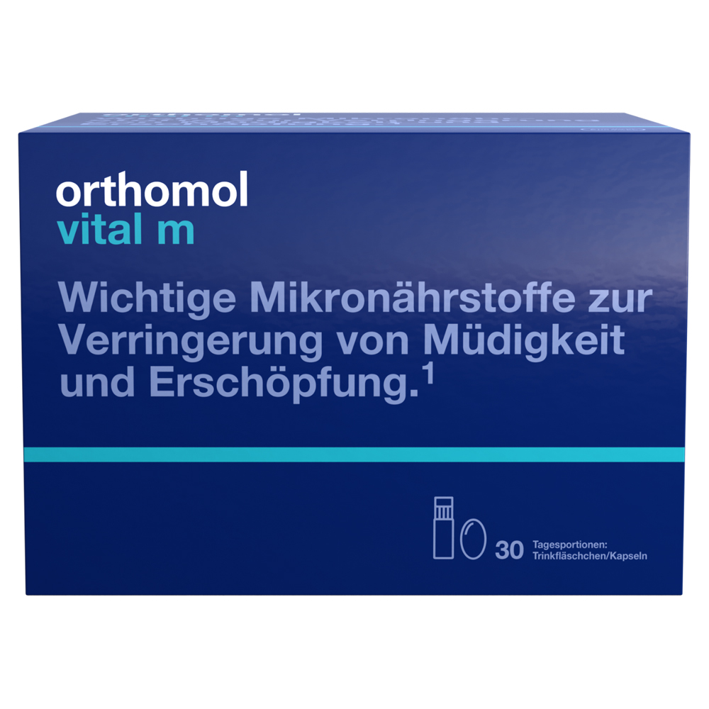 Erfahrungen zu Orthomol Vital m Trinkfläschchen/Kapseln 30 Stück - medpex  Versandapotheke