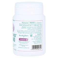 PYLOPASS MONO 200 mg bei Helicobacter pylori Kaps. 60 Stck - Linke Seite