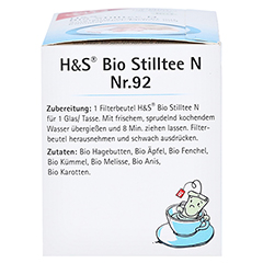 H&S Bio Stilltee N Filterbeutel 20x1.8 Gramm - Linke Seite