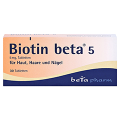 Biotin beta 5 30 Stck - Vorderseite