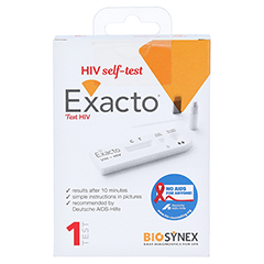EXACTO HIV Selbsttest 1 Stck - Rckseite