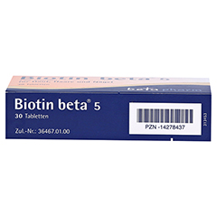 Biotin beta 5 30 Stck - Unterseite