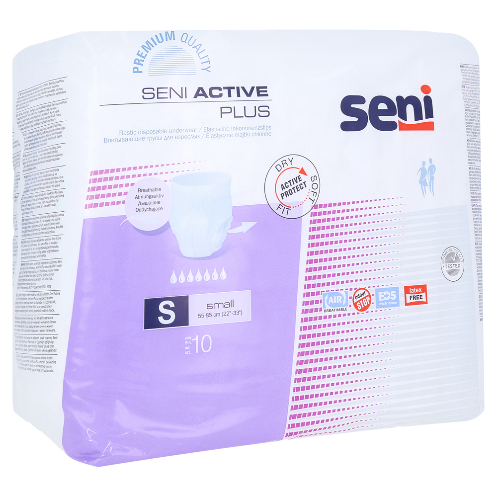 SENI Active Plus Inkontinenzslip Einmal S 10 Stück | medpex
