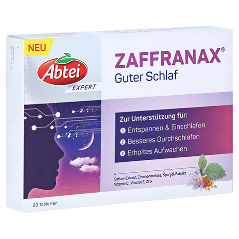 ABTEI EXPERT ZAFFRANAX Guter Schlaf Tabletten 20 Stück