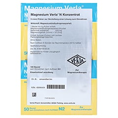 Magnesium Verla N Konzentrat 100 Stück N3 - Vorderseite