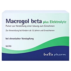 Macrogol beta plus Elektrolyte 50 Stck N3 - Vorderseite