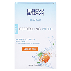 Hildegard Braukmann BODY CARE Orange Mint Frische Tcher 10 Stck - Rckseite