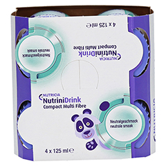 NUTRINIDRINK Compact MultiFibre Neutral 8x4x125 Milliliter - Oberseite