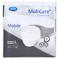 MOLICARE Premium Mobile 10 Tropfen Gr.L 4x14 Stck - Vorderseite