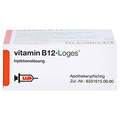 Vitamin B12-Loges Injektionslsung 2ml 10x2 Milliliter N2 - Unterseite