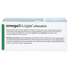 Omega3-loges Pflanzlich Kapseln 60 Stck - Unterseite