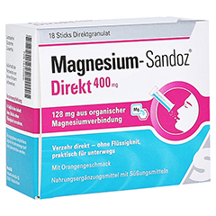 MAGNESIUM SANDOZ Direkt 400 mg Sticks 18 Stück