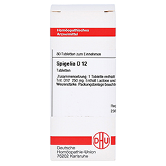 SPIGELIA D 12 Tabletten 80 Stück N1 - Vorderseite