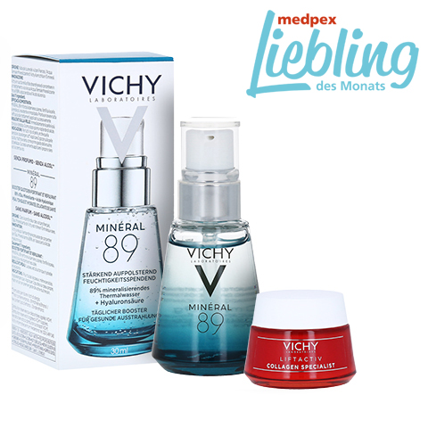 Vichy Minral 89 Hyaluron-Boost Gesichtspflege + Vichy Liftactiv Collagen Specialist Anti-Age Tagespflege 1 Stck