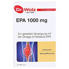 EPA 1000 mg Dr.Wolz Kapseln 60 Stück - Vorderseite