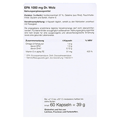 EPA 1000 mg Dr.Wolz Kapseln 60 Stück - Rückseite