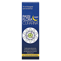 Passiflora night Curarina 75 Milliliter - Vorderseite