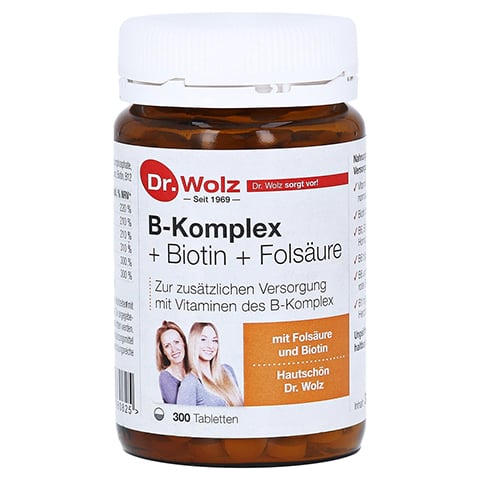 B Komplex+biotin+folsäure Tabletten 300 Stück